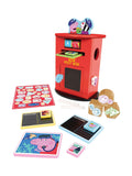 Peppa Pig wooden postbox activity set with postcards and parcels (British brand)