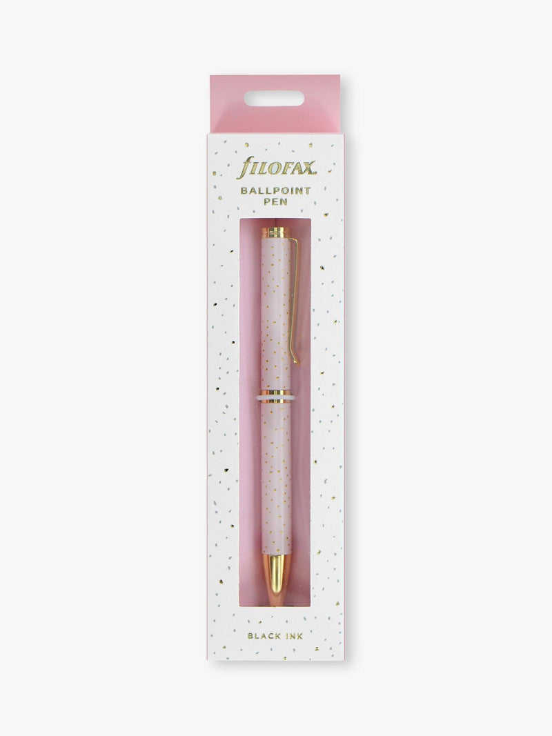 Filofax Confetti ballpoint pen pink - British product