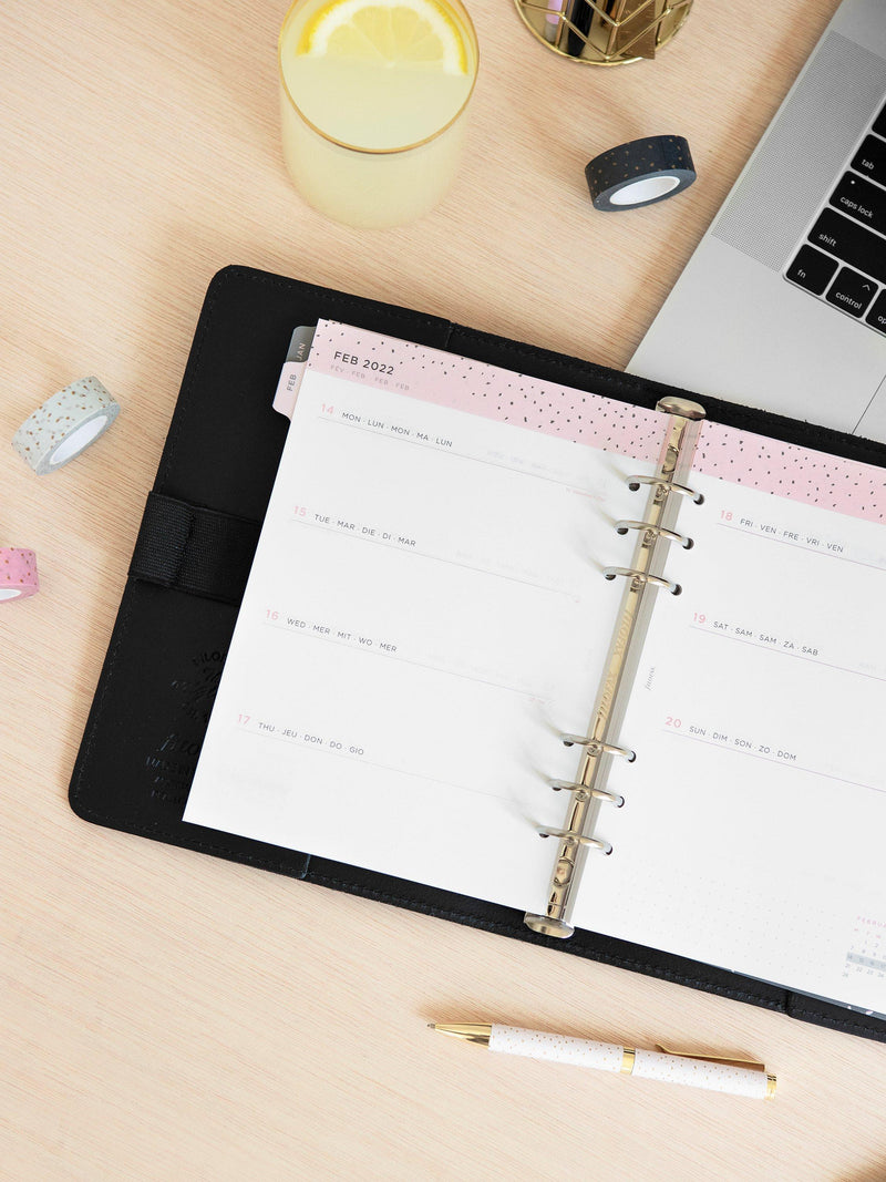 Filofax Confetti ballpoint pen pink - British product