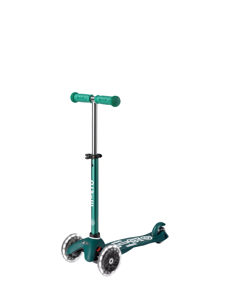 Micro Scooters Mini Eco Deluxe LED scooter green - British product