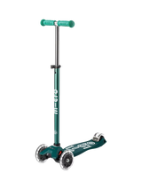 John Lewis Micro Scooters Maxi Eco LED Scooter, Green- Buy online at McGrocer