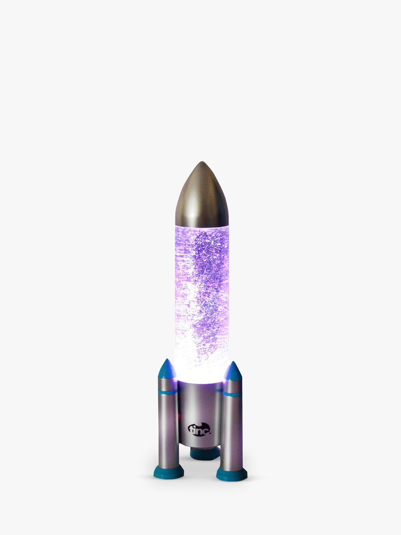 Tinc Rocket Glitter Lamp Multi (British brand)