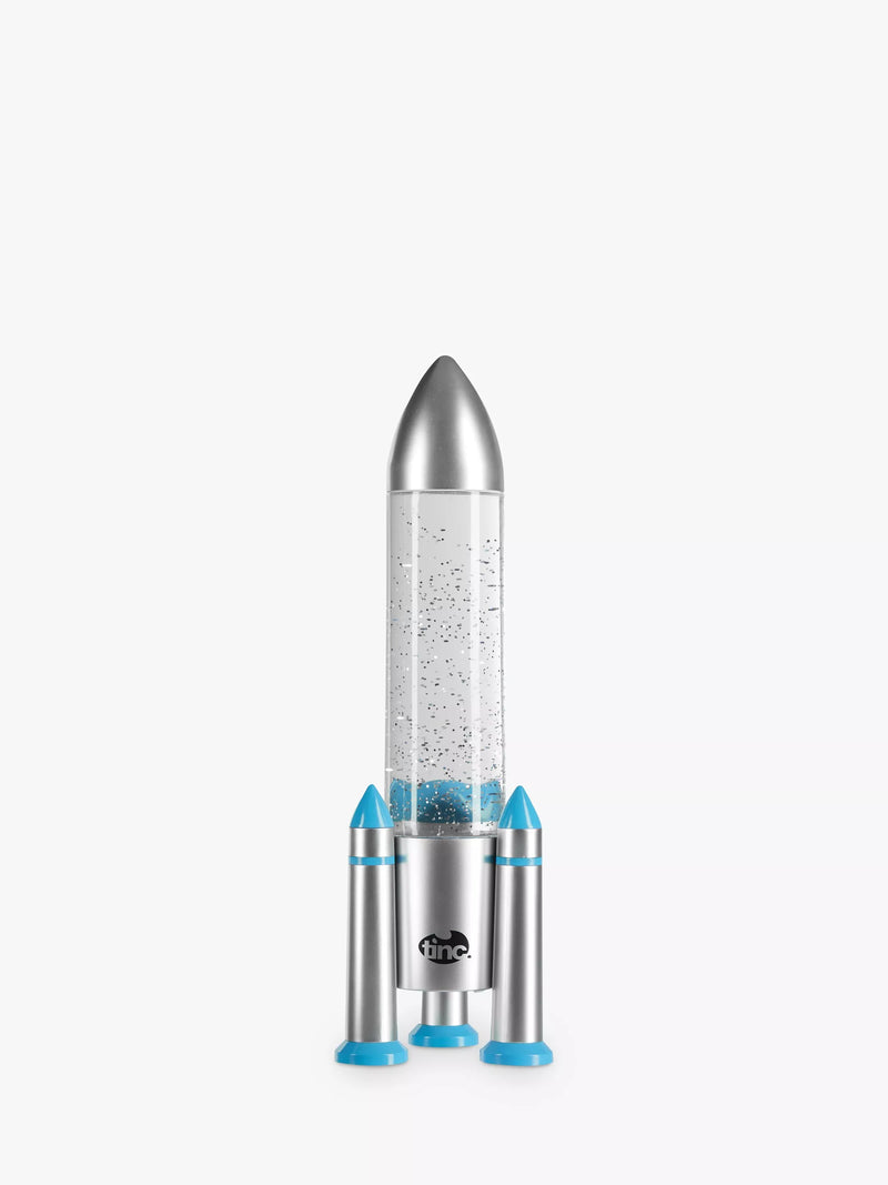 Tinc Rocket Glitter Lamp Multi (British brand)