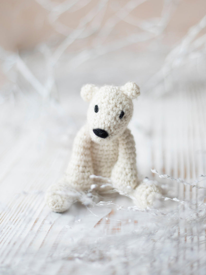TOFT Mini Piotr Polar Bear crochet kit (British brand)