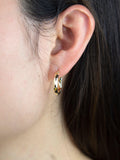 IBB 9ct gold creole hoop earrings 1.8cm (British brand)