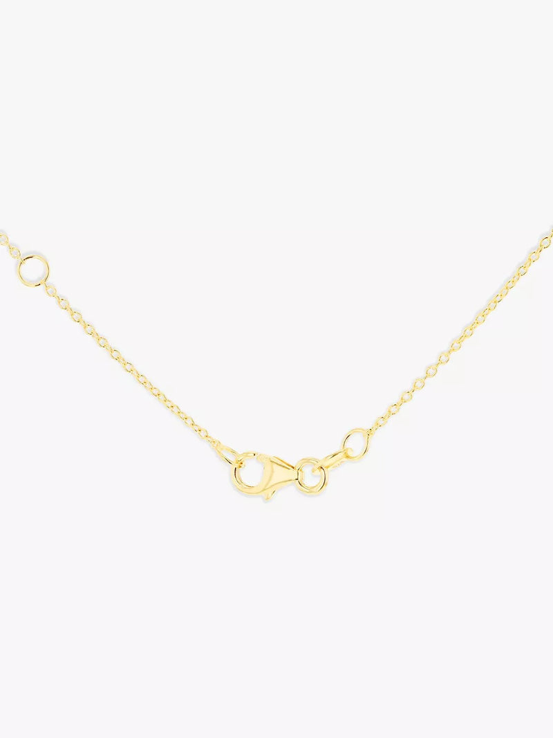 IBB 9ct gold freshwater pearl lariat necklace, UK version