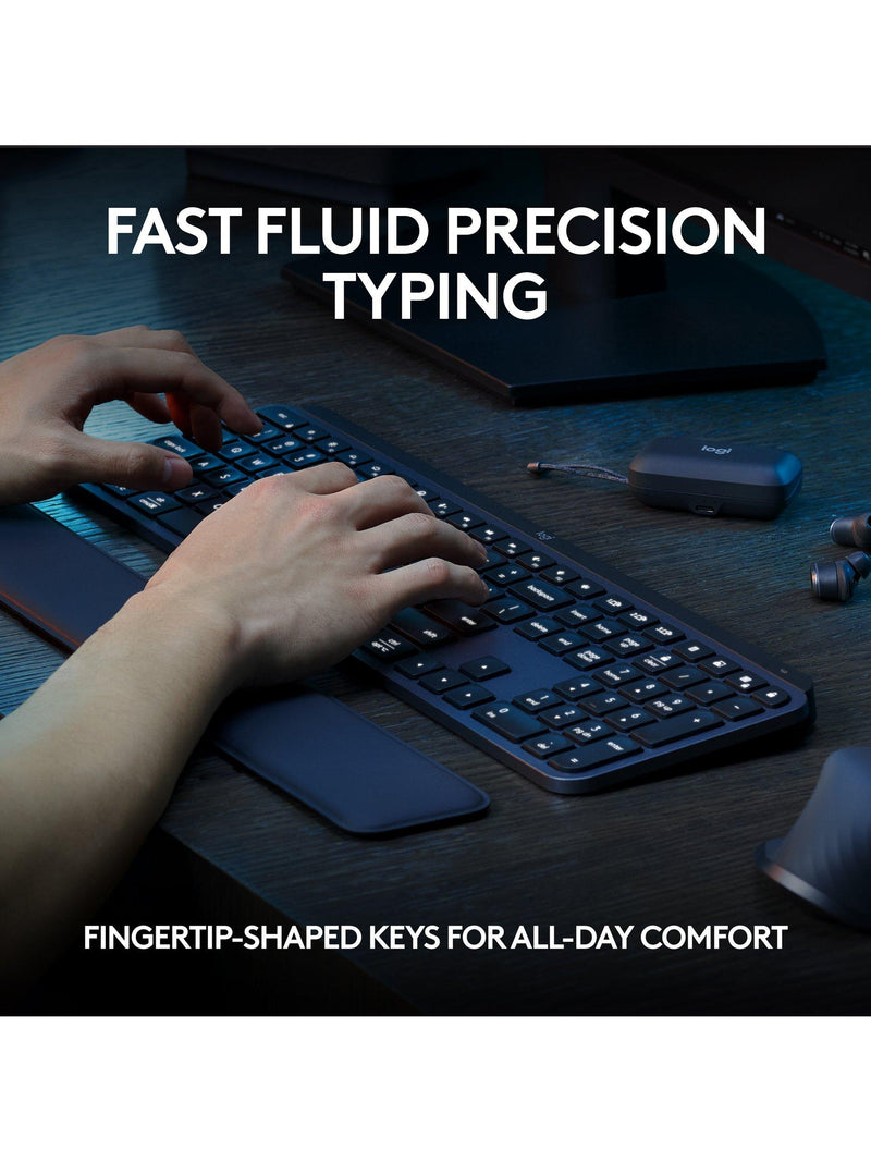 Logitech MX Keys S wireless keyboard graphite - British product