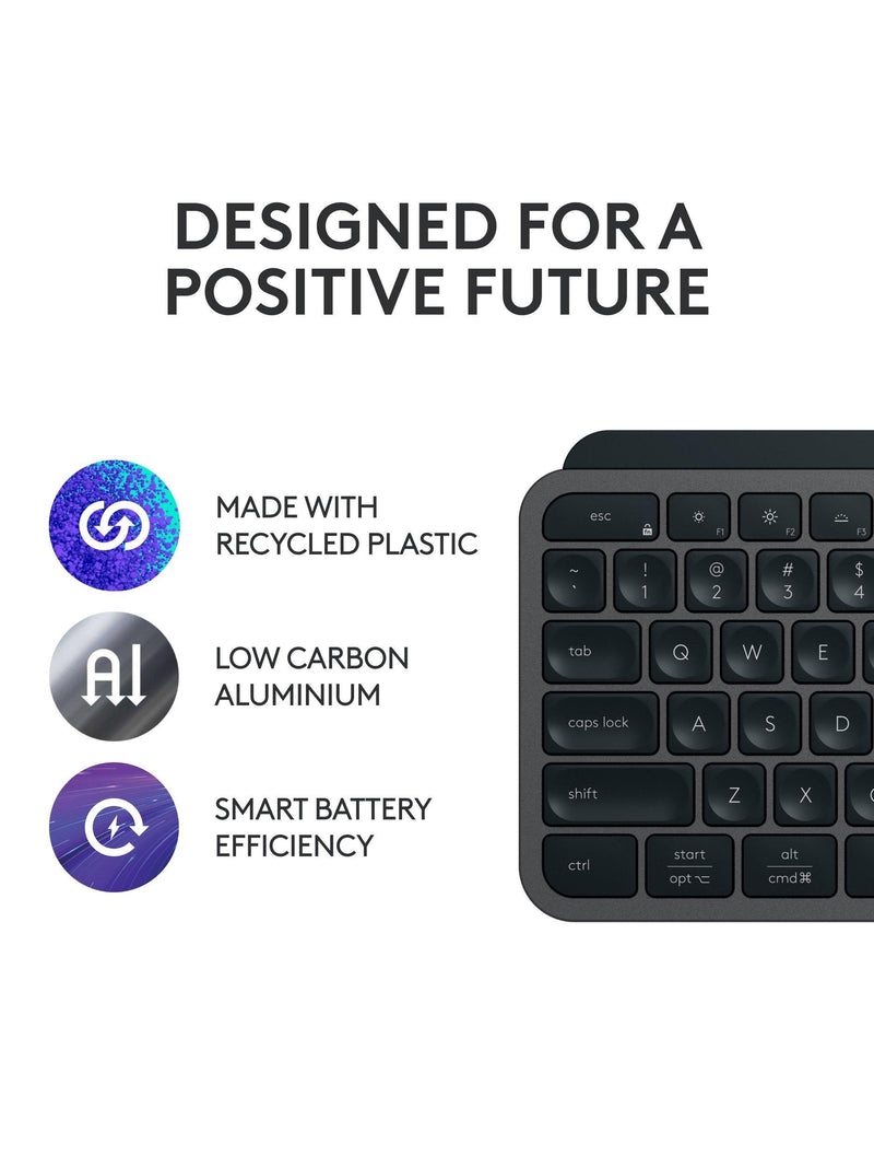 Logitech MX Keys S wireless keyboard graphite - British product