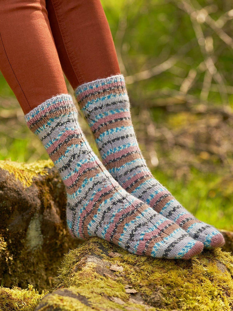 West Yorkshire Spinners sock knitting pattern book - British product
