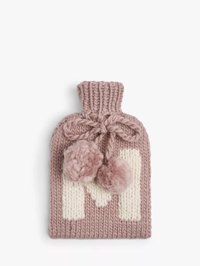 John Lewis Monogram Hot Water Bottle Cover Knitting Kit in 100% Merino Wool- Buy online at McGrocer