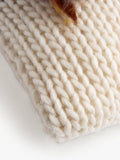 Wool Couture Highland cow cushion knitting kit, imported from the UK