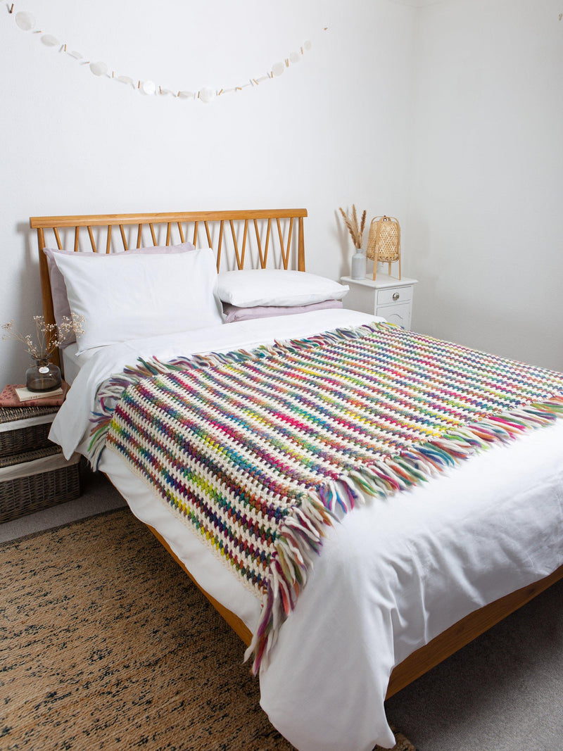 Wool Couture Ellie Blanket Crochet Kit (British brand)