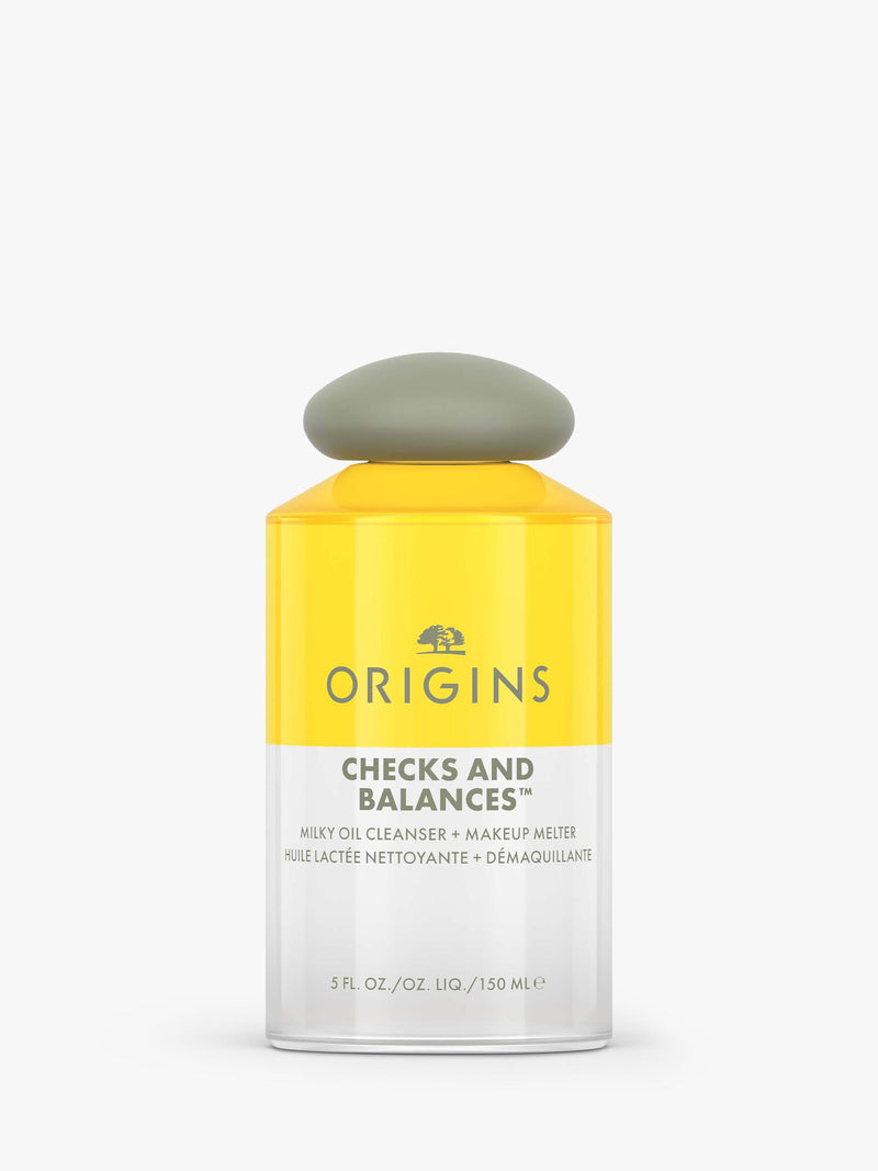 Origins Checks And Balances Milk to Oil Cleanser and Makeup Melter 150ml, imported from the UK