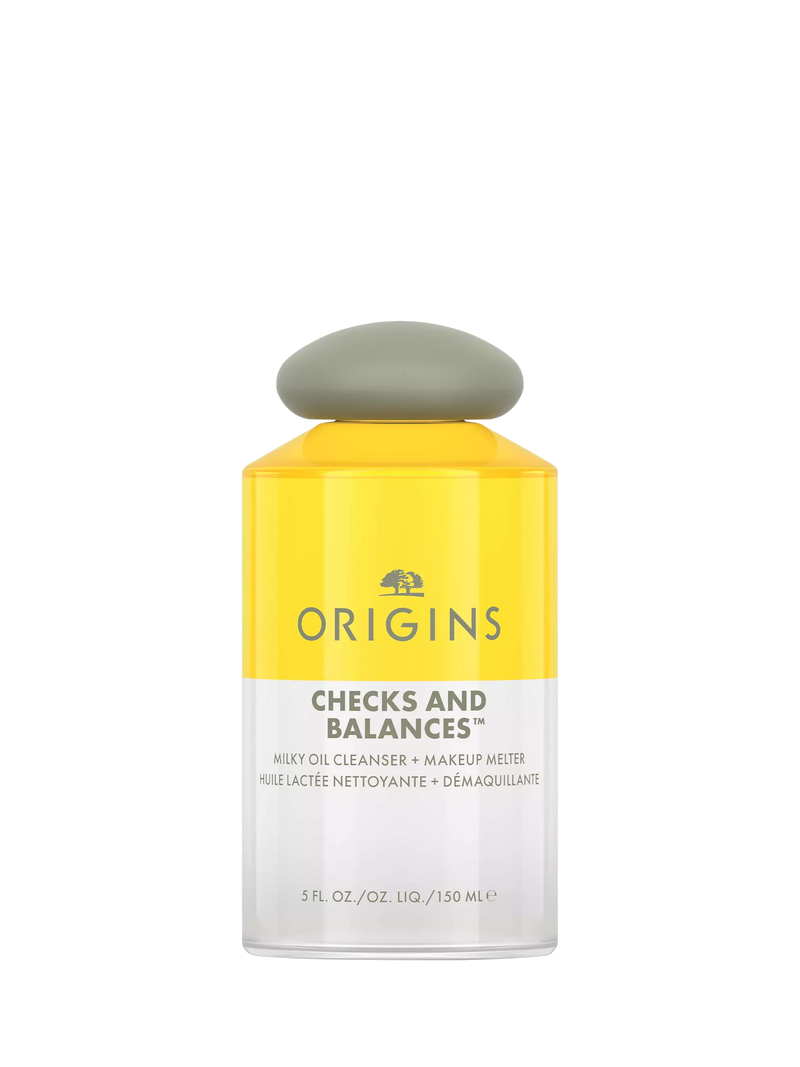 Origins Checks And Balances Milk to Oil Cleanser and Makeup Melter 150ml, imported from the UK