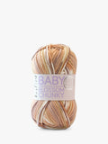 Self-Patterning Chunky Yarn with Flower Print Effect, Acrylic-Nylon Blend, 100g