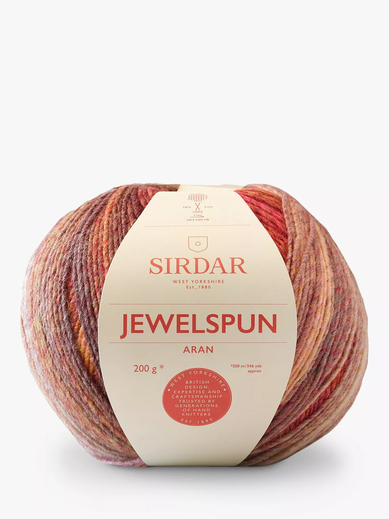Sirdar Jewelspun Aran Knitting and Crochet Yarn 200g