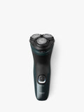 Philips wet & dry electric shaver with 27 PowerCut blades and pop-up trimmer, dark green forest, imported from the UK
