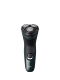 Philips wet & dry electric shaver with 27 PowerCut blades and pop-up trimmer, dark green forest, imported from the UK