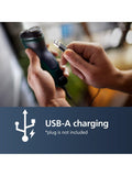 Philips wet & dry electric shaver with 27 PowerCut blades and pop-up trimmer, dark green forest, imported from the UK