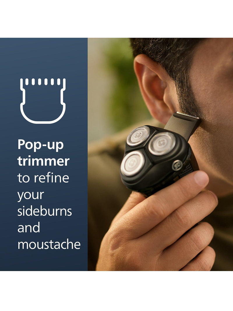 Philips electric shaver in Ash Gold, imported from the UK