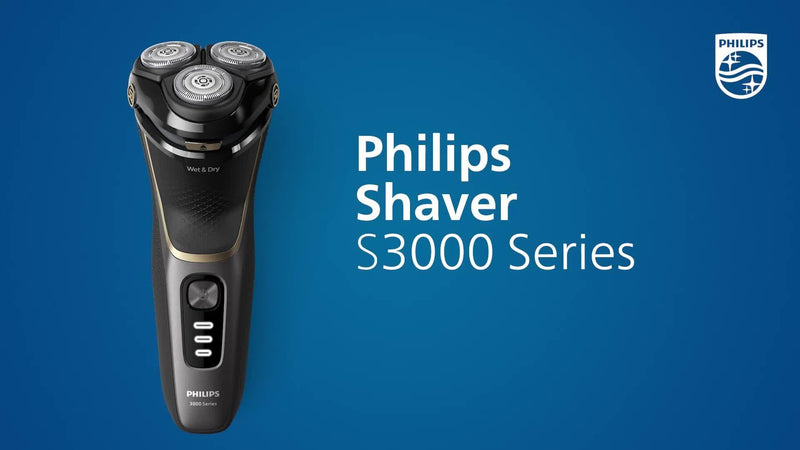 Philips electric shaver in Ash Gold, imported from the UK