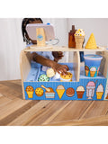 Melissa & Doug Cool Scoops Ice Creamery toy set, imported from the UK