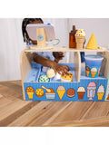 Melissa & Doug Cool Scoops Ice Creamery toy set, imported from the UK