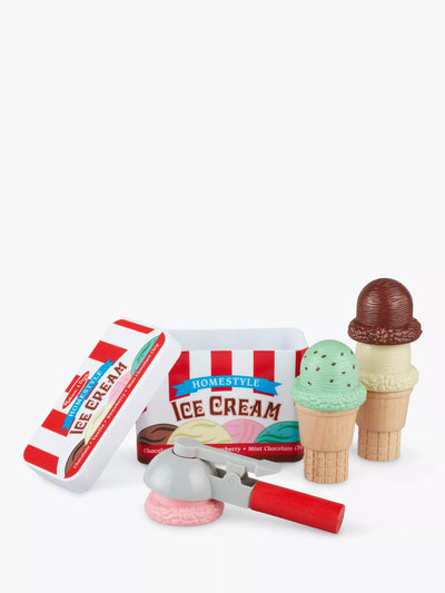 John Lewis Melissa & Doug Scoop & Stack Ice Cream Cone Playset- Buy online at McGrocer