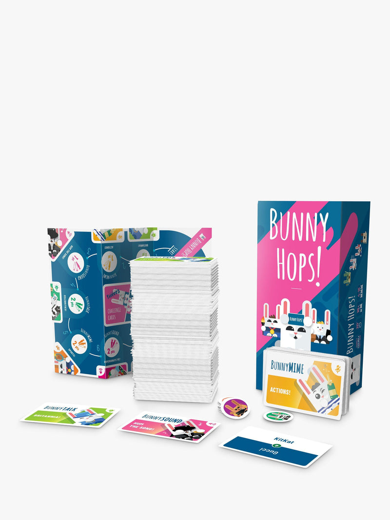 Asmodee Bunny Hops party game with 450+ cards - British product