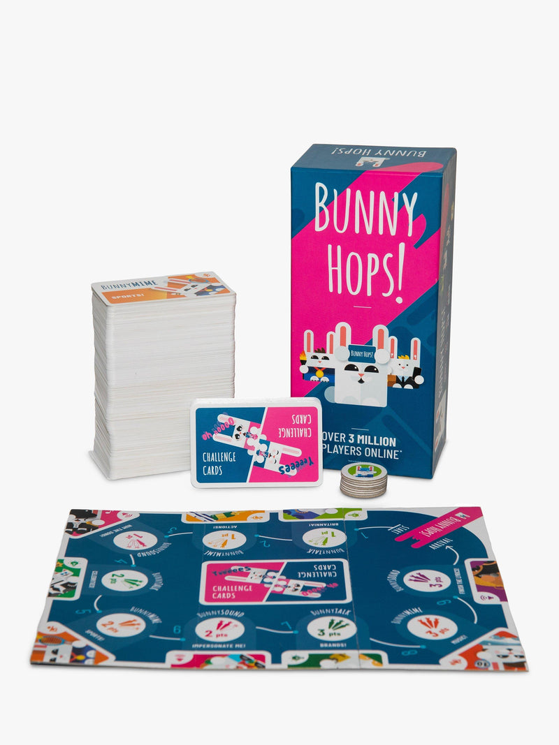 Asmodee Bunny Hops party game with 450+ cards - British product