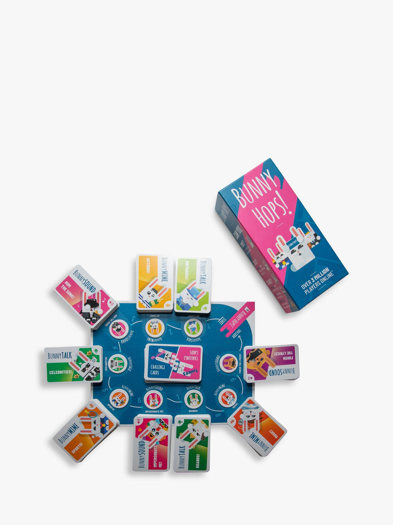 Asmodee Bunny Hops party game with 450+ cards - British product