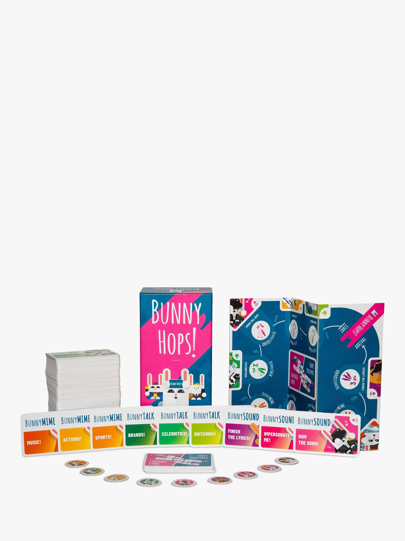 Asmodee Bunny Hops party game with 450+ cards - British product