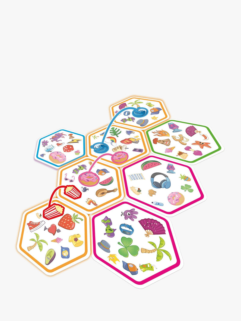 Asmodee Dobble Connect reflex card game - British product