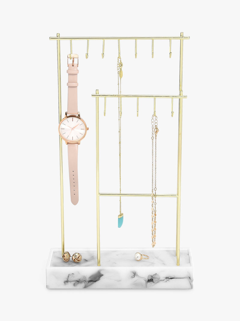 Stackers 12 hook jewellery hanger Rose Gold storage unit (British brand)