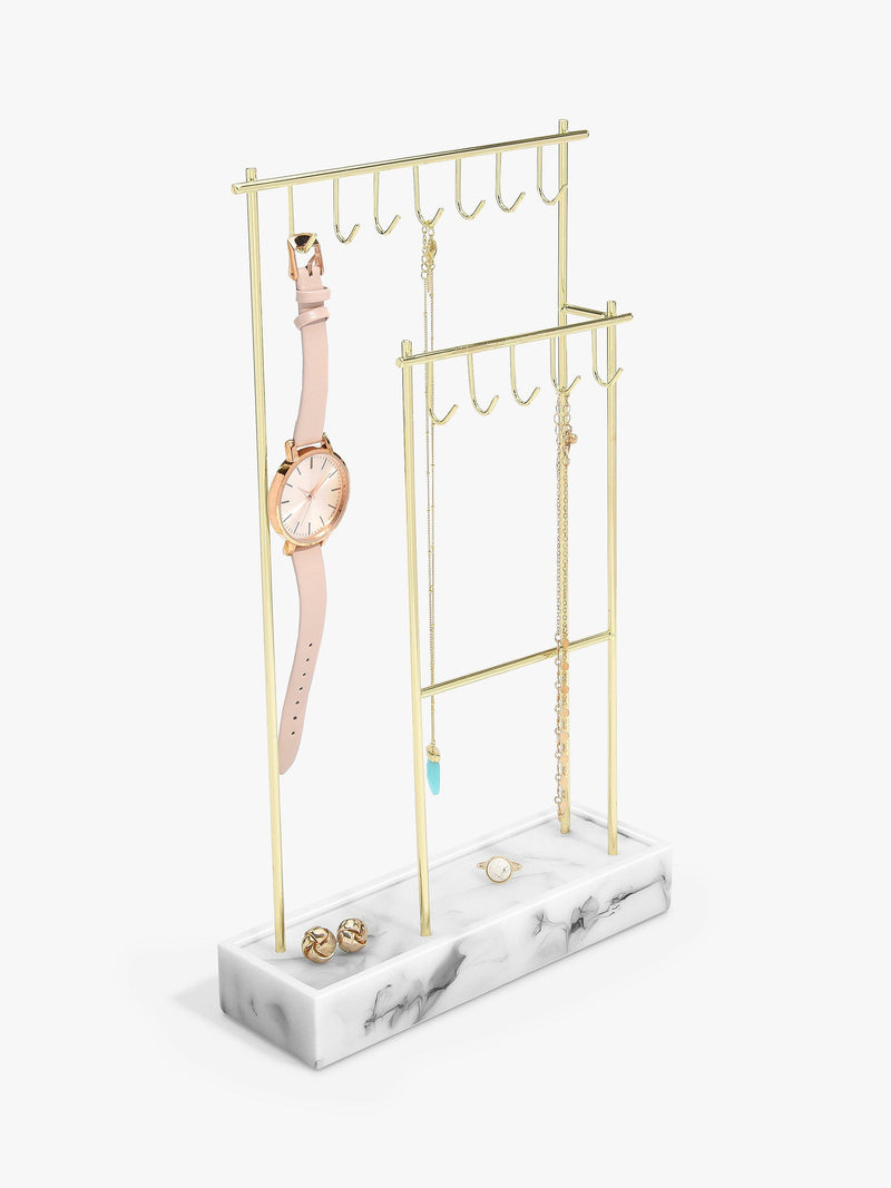 Stackers 12 hook jewellery hanger Rose Gold storage unit (British brand)