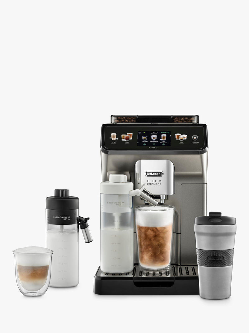 De'Longhi bean to cup coffee machine in Titanium Black - British product