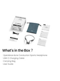 Shokz OpenMove bone conduction headphones Grey - British product