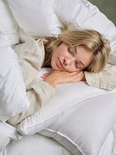 John Lewis Bedfolk Duck Down Standard Pillow Medium- Buy online at McGrocer