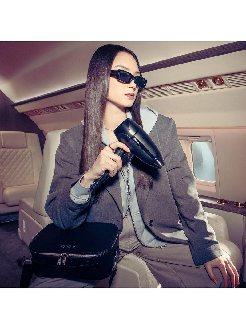 ghd Flight+ travel hair dryer black, imported from the UK