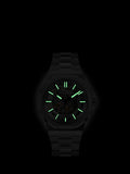 Rotary Regent automatic skeleton dial watch silver (British brand)