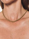 Eclectica chain necklace 22ct gold rhodium plated 45cm - British product