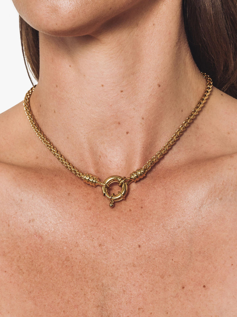 Eclectica pre-loved chunky spiga chain necklace (British brand)