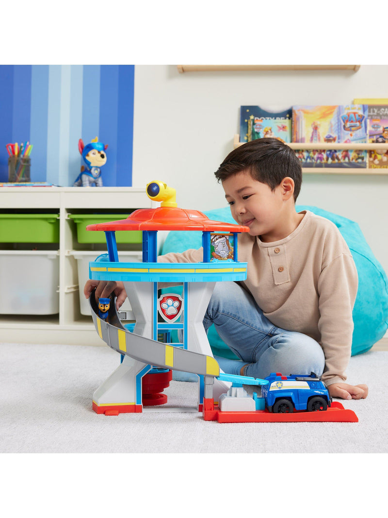 Paw Patrol Lookout Tower action toy playset with Chase (British brand)