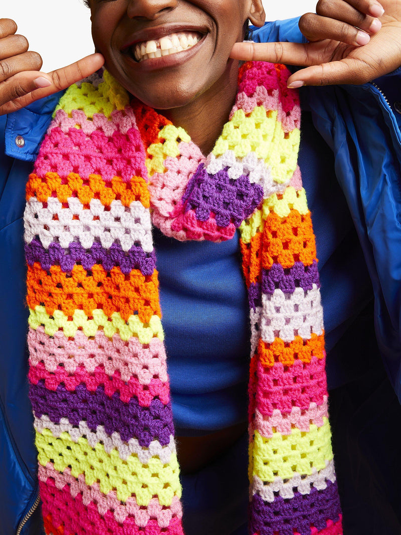 Sirdar Good Granny Scarf crochet kit, imported from the UK