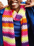 Sirdar Good Granny Scarf crochet kit, imported from the UK