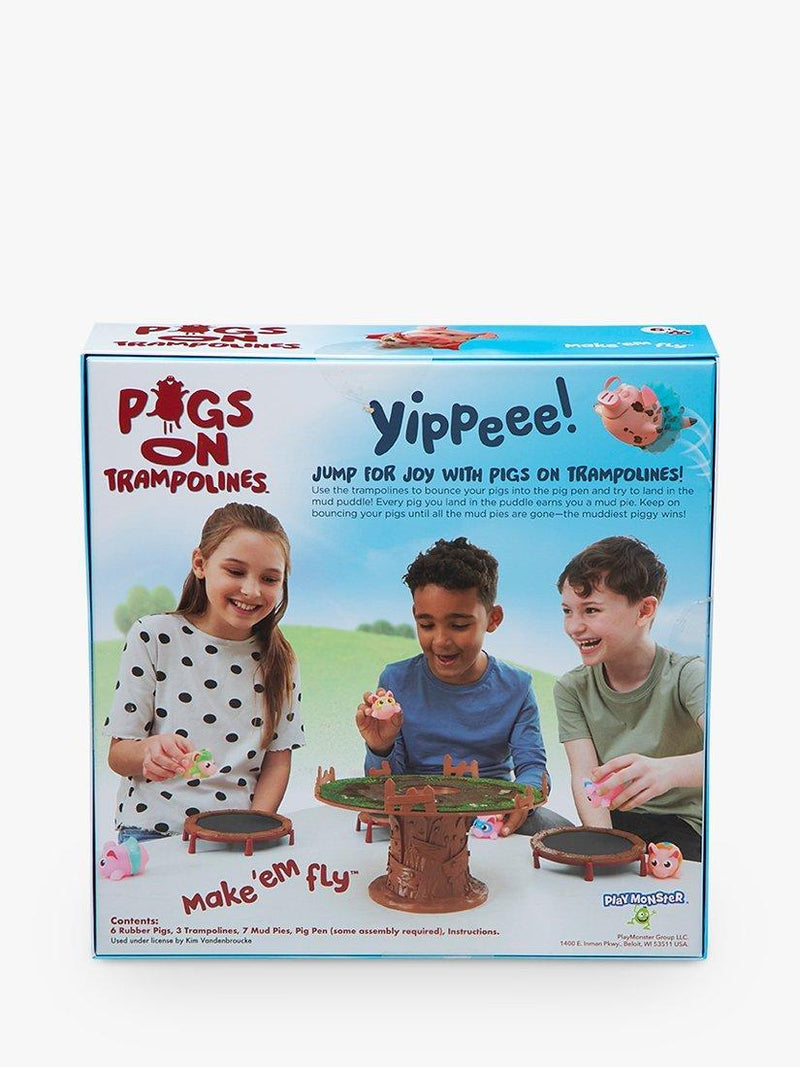 PlayMonster Pigs on Trampolines board game - British product
