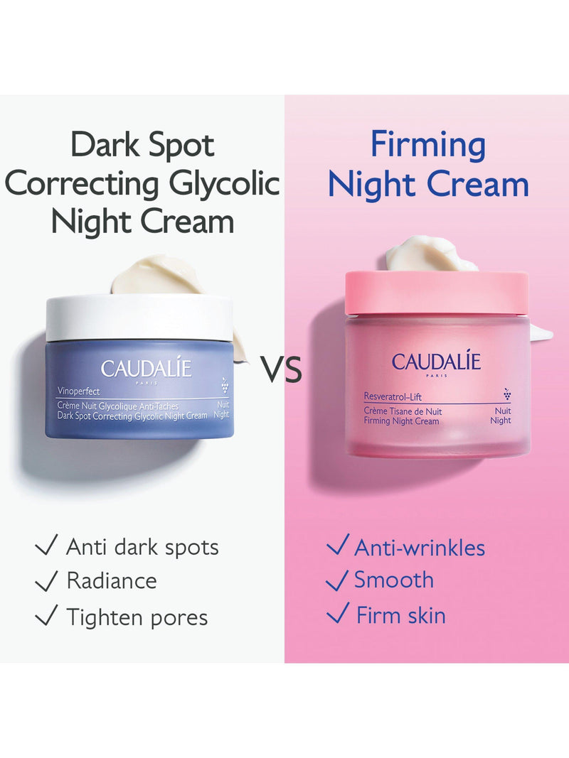 Caudalie Resveratrol Lift firming night moisturiser 50ml, imported from the UK