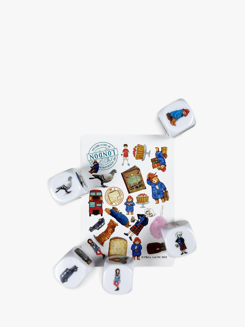Paddington Bear matching game with cards and dice, imported from the UK