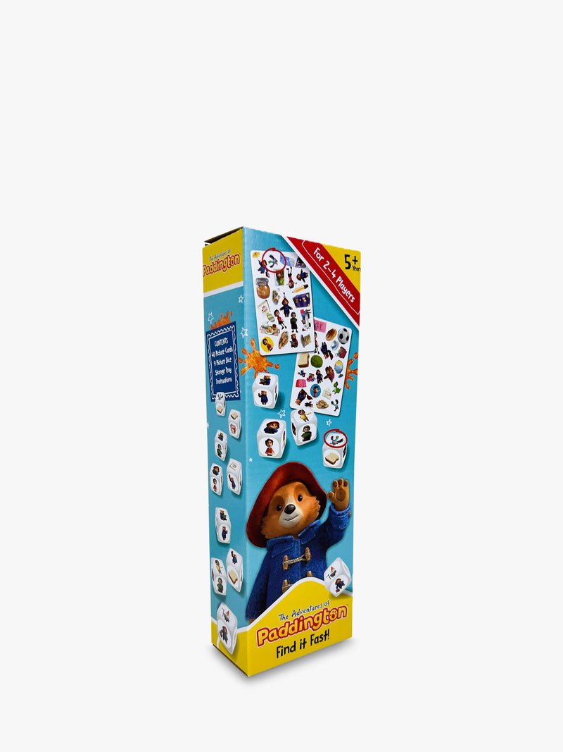 Paddington Bear matching game with cards and dice, imported from the UK