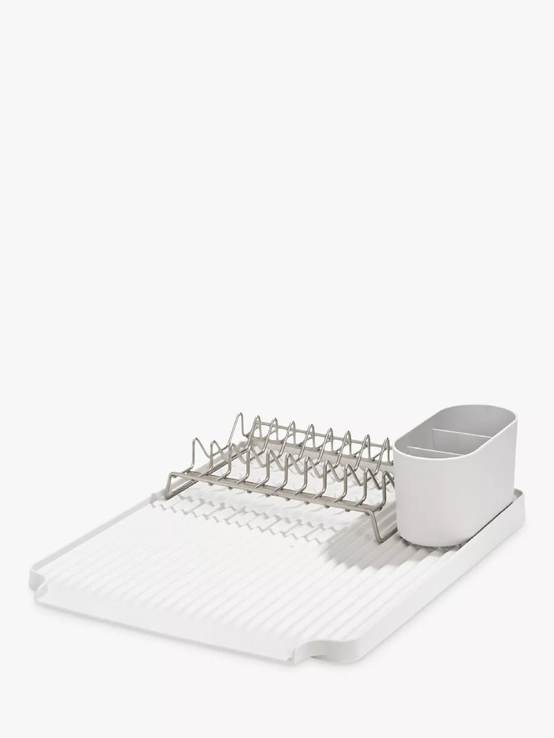 ReBorn Recycled Plastic Dish Draining Rack, Large - Stone